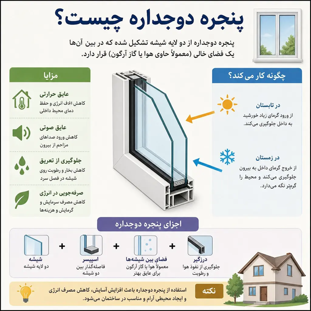 پنجره دوجداره چیست